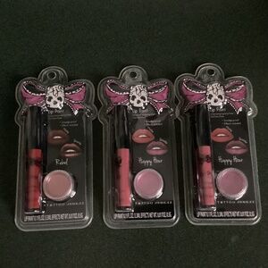 Tattoo Junkee Lip Paint Bundle of 3 Rebel/Happy Hour New
